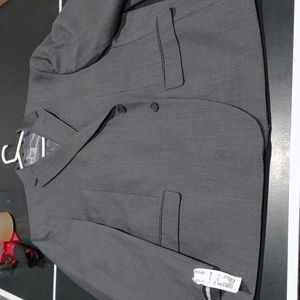 NWOT Men Gray Sports Coat Blazer by PRONTO UOMA Size 52 Regular